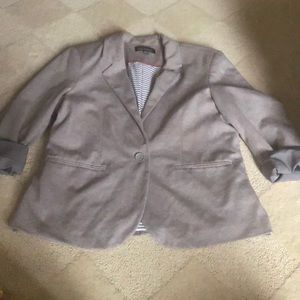 5/$45. Nicole Miller Original Large Blazer Gray